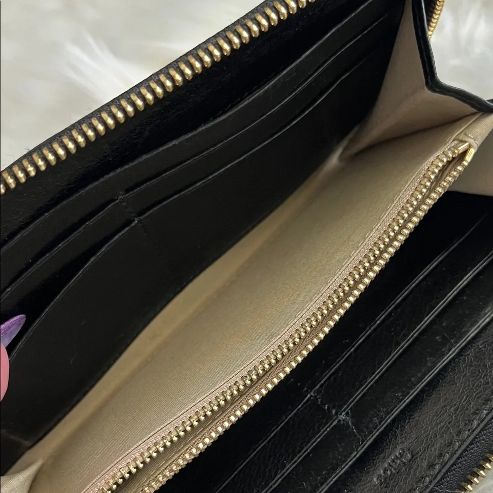Chic Chloe Black Leather Long Wallet - Picture 10 of 14